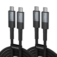 Toocki 투키 Gen2 10Gbps USB3.2 CTOC 60W 초고속 충전케이블 2개 (12,900원/무배)3