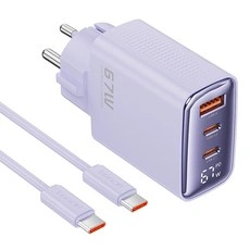 ] Toocki GaN PPS 67W 3포트 접지형 디스플레이 초고속 멀티충전기 (와우15,500원 / 무료배송)24