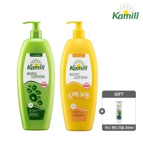카밀 대용량 바디로션 500mlx2개+미니 핸드크림 30ml증정(11,900원/무배)2