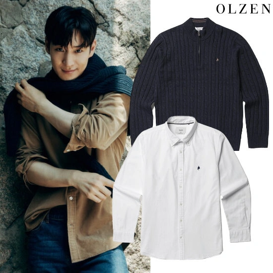 올젠 셔츠형 퀄팅 누빔경량점퍼 (40,000원/무료)5