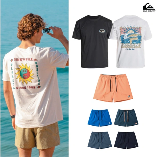 퀵실버 반팔 래쉬가드 (35,010원/무료)5