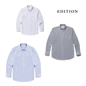 에디션 시그니처 구김없는 스트레치 4계절 드레스셔츠 5종 (11,090원/2개이상무배)7