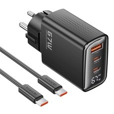 Toocki GaN PPS 67W 3포트 접지형 디스플레이 초고속 멀티충전기 (15900원 / 무료배송)6