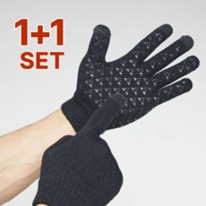 스마트터치 미끄럼방지 니트장갑 1+1 (6,900원 / 무배)1