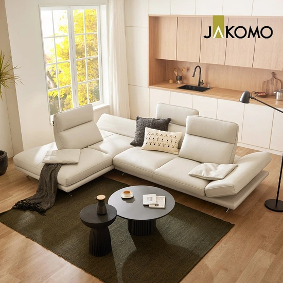 시그니처 스윙 4인 이태리 통가죽 소파+스툴+쿠션2개 (2,808,960원/무배)2