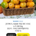 제주 극조생귤 대과 5kg (8,900원/무배)1