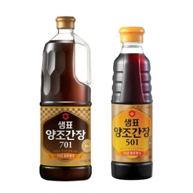 샘표 양조간장701 1.7L+양조간장 501 500ml (10,360원/무료)1