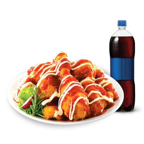 처갓집 슈프림 양념치킨 + 콜라1.25L (18,400원 / 무료)11