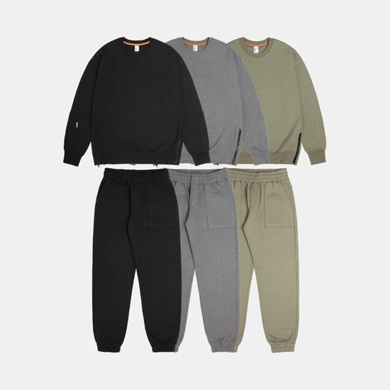 하프크라이즈 레이아웃 기모맨투맨+조거팬츠 세트 (카드39,010원/무료)1