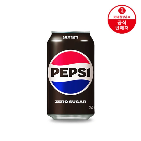 펩시콜라 제로슈거 블랙 355ml 6캔 (3,000원/무료배송)2