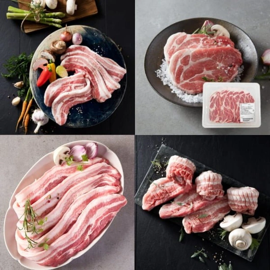 도드람한돈 돼지고기 구이용 모음 1kg (17,910원 / 3만이상무배)2