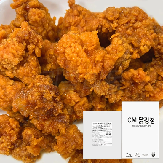 치킨매니아 업소용 새우강정 1kg 2개/양념닭강정 4kg (23,500원~/무료)3