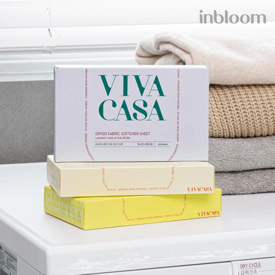 비바까사 퍼퓸 건조기시트 40매+40매 (5,900원/무료)2