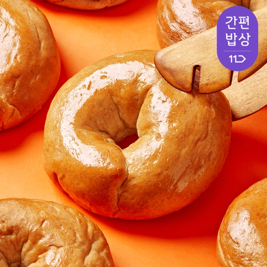 국산 통밀로 만든 통밀 베이글 80g x 6개입 (9,900원 / 무배)3