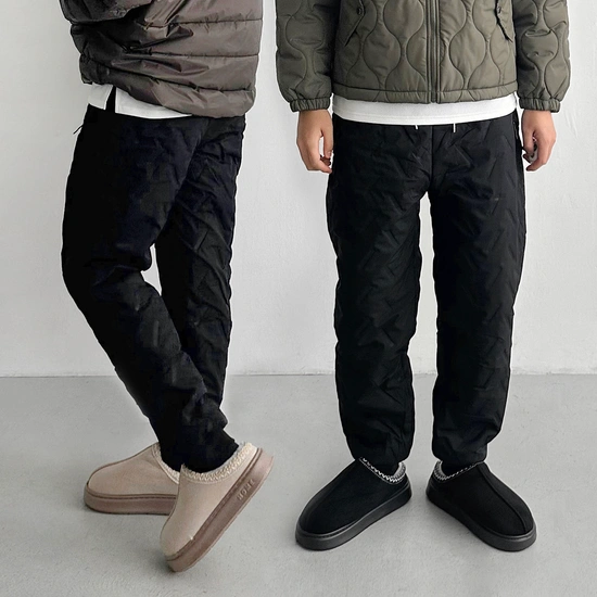 양털기모 패딩 바지 조거팬츠 1 + 1 (27,800원/무료)5