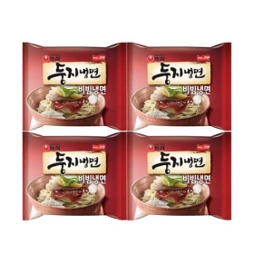 ] 농심 둥지냉면 비빔냉면 멀티4개 (총 16입) ,둥지냉면 동치미 물냉면 8개입 외 포테토칩 등 (다양/무료)12