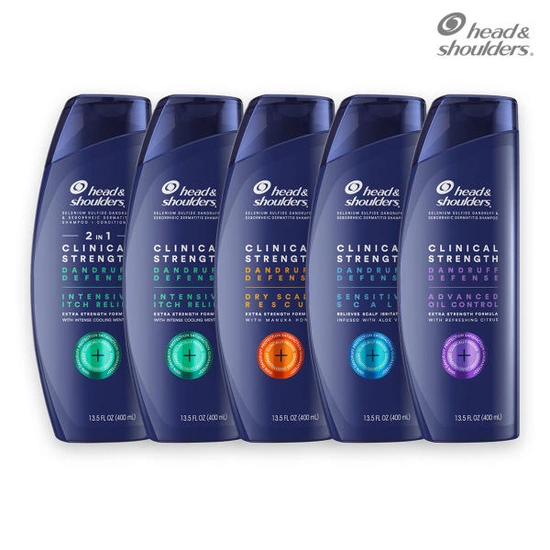 헤드앤숄더 크리니컬 스트렝스 비듬방지 샴푸 주황/초록 3개 (35,070원/무료)4