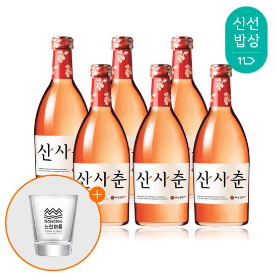 배상면주가 산사춘 375ml x 6입 (19,750원/무료배송)
