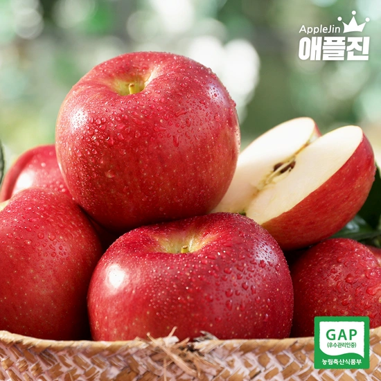 타임딜 12시 애플진 세척사과 부사/시나노골드 황금사과 2kg(10~12 과) (10,900원/무배)