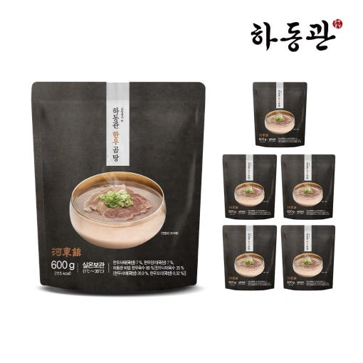 곰탕명가 하동관 한우고기곰탕600g 6팩 (25,900원/무료)5