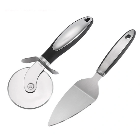 Jianxia 롤러 타입 스테인리스 스틸 피자커터 + 피자서버 세트(1,990원/로켓직구)11