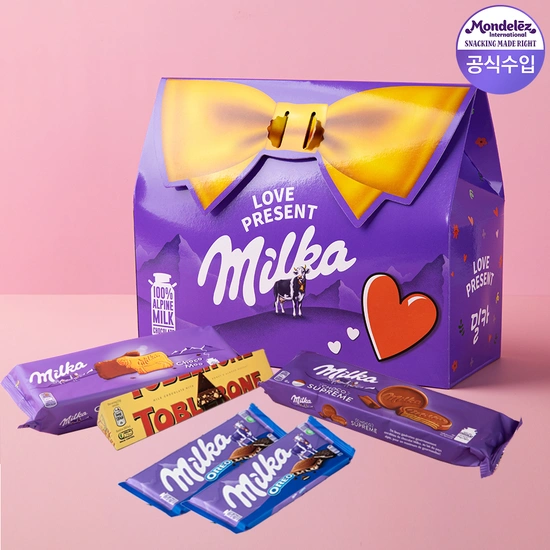 밀카/토블론 초코쿠키 선물세트 (9,900원/무료)3