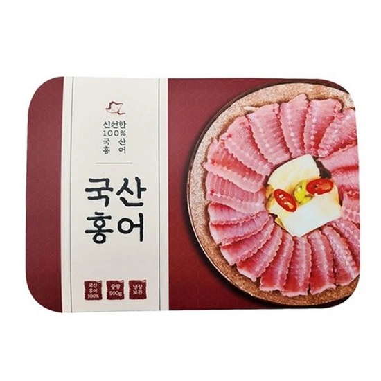 백년수산 국산 홍어 500g x 1팩 외 마운틴듀,하늘보리,타우린,고등어,통크 (다양/무료)9