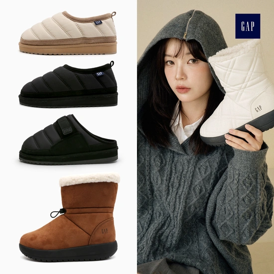GAP 캠프 패딩 슬리퍼 (30,310원/무배)
