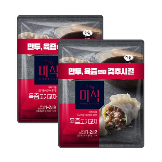 더미식 육즙고기교자 외 350g x 6개 (2,100g) (17,330원/무료)2