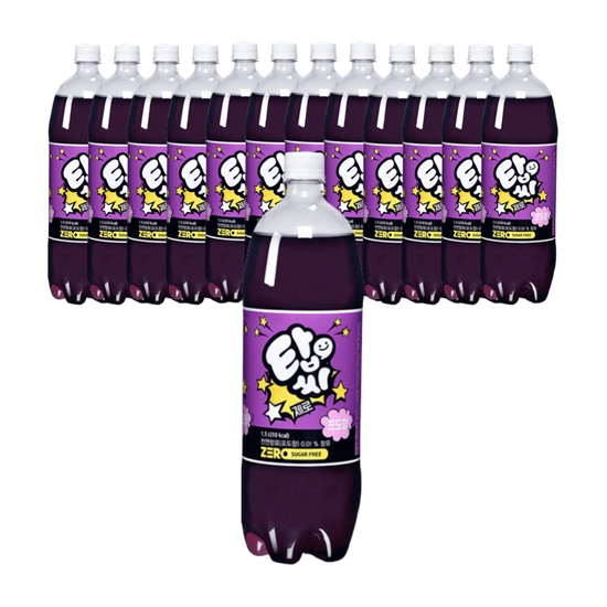 탑씨 포도 제로 1.5L 12펫 (9,900원/무배)7