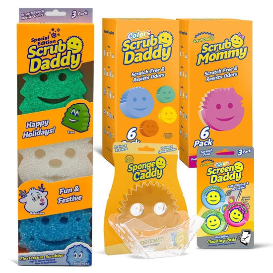 스크럽대디 수세미 15개+스펀지캐디 2개+스크린대디 3개 (54,070원/무료배송)6
