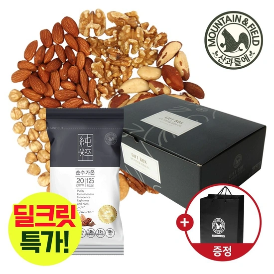 산과들에 하루견과 순수가온 50박스+쇼핑백 (30,890원/무료)7