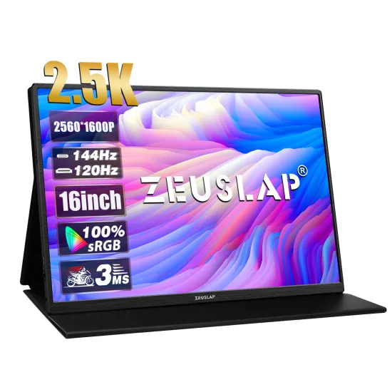 ZEUSLAP 16 "2.5K 144hz 휴대용 모니터 ($70.23/무료), Baseus 공기 펌프 무선 공기 압축기 캠핑 풍선 수축 침대 매트 수영 반지 미니 휴대용 야외 팽창기 펌프 ($14.34/무료)1