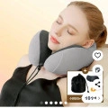 여행용 목베개+수면안대+이어플러그+파우치 (5,900원/와우무배)3
