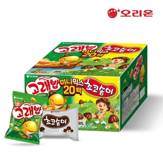 오리온 고래송이 미니20P(560g)(9,280원/ 무배)3