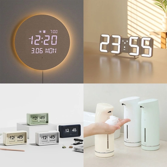 무아스 팝 미러클락 빅 LED 탁상시계 (11,920원/무료)1