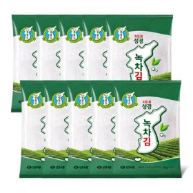 성경김본사 녹차 전장김 30gx10봉 (카드14,520원/무배)1