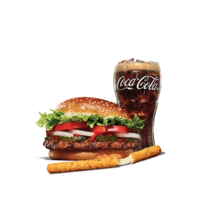 버거킹 와퍼 + 콜라 + 치즈스틱 (7,500/무료)8