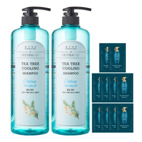 댕기머리 허벌샴푸 1000ml x 2개 +클렌징폼 120ml +샴푸 10매 15590원1