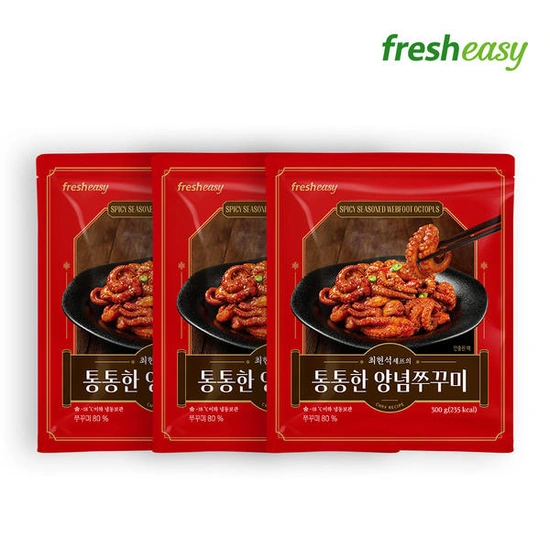 최현석셰프 통통한 양념쭈꾸미 300G 3팩 (18,980원/무료)2