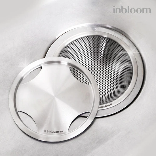 ] 스텐 304 배수구망 커버세트+수세미5개 (11,900원/무료)34