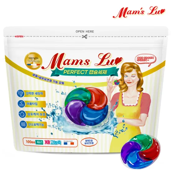 맘스럽 퍼팩트 캡슐 세탁세제 16gX100개입(7,630원/무료)