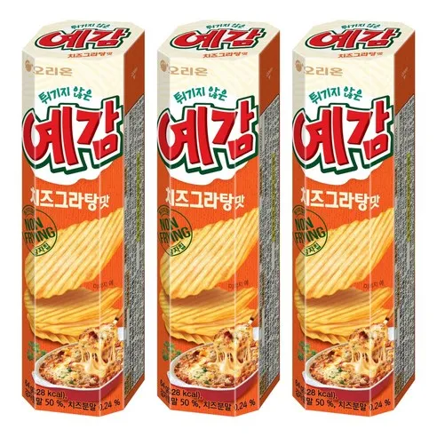 ] 오리온 예감 치즈그라탕맛, 64g, 3개(2,970원/와우무배)25