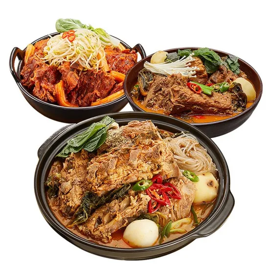 통뼈감자탕 담백한맛 2팩 + 칼칼한맛 2팩 (총 4KG) (25,310원/무료)1