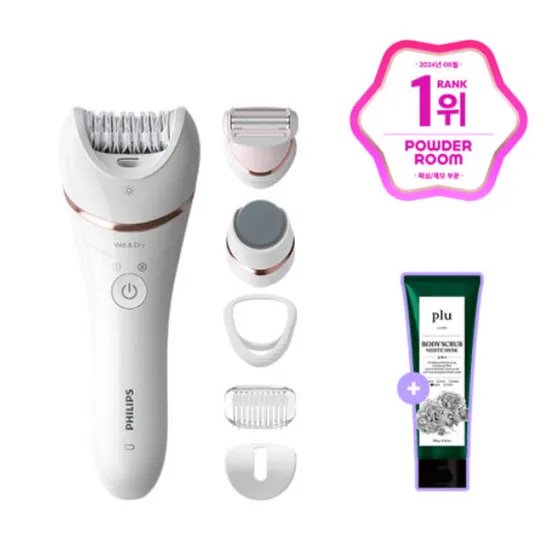 필립스 샤티넬 어드밴스 제모기 BRE730/10+바디스크럽 (89,000원/무료)