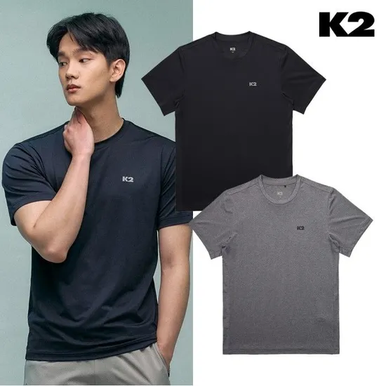 K2 남성 등산티셔츠 메쉬 반팔 라운드 (23,600원/무료)