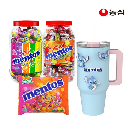 멘토스 오하나 기획세트 (릴로&스티치 텀블러 기획세트) (26,690/무료)