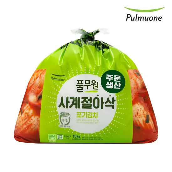 ] 네이버멤버십_ 풀무원 사계절아삭 포기김치 10kg (45,310원/무료)31
