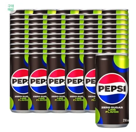 펩시제로 라임 210ml 60캔 (25,900/무료)1