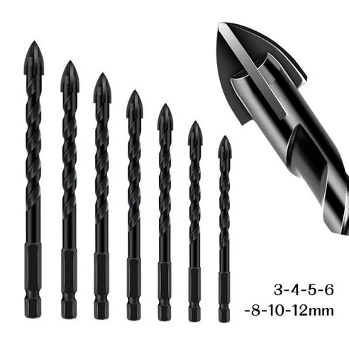 3mm~12mm 7P세트 4날 만능 드릴비트 세트 (11,020원/무료)3